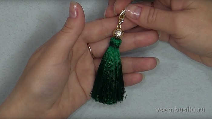 Серьги кисточки своими руками Серьги кисточки своими руками